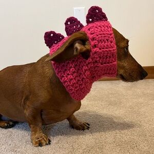 Dog Dinosaur Hat Custom Hand Crocheted